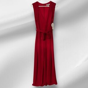 Red Glimmer Jumpsuit by Shelby + Palmer. Size 16